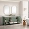 James Martin Vanities Breckenridge 72in Double Vanity, Smokey Celadon w/ 3 CM White Zeus Top 330-V72-SC-3WZ - alternate 5